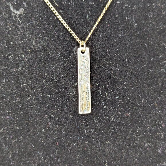 Bob Siemon Designs Sterling Silver 925 Amazing Grace Pendant Necklace NIB - Picture 2 of 14